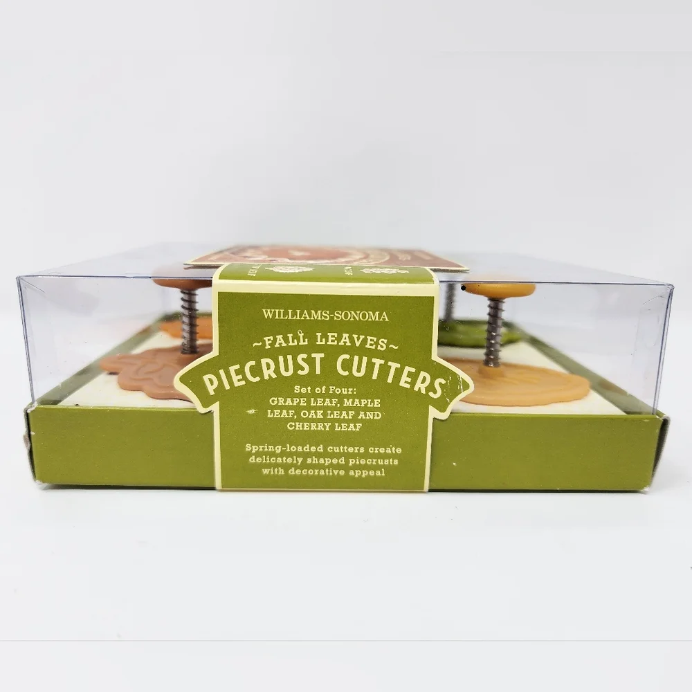 William Sonoma Fall Leaves Pie Crust Citters 4 Pack